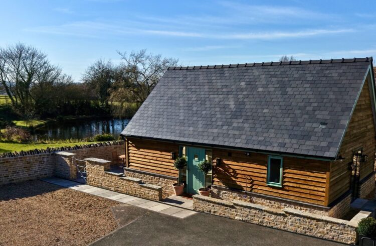 Exterior of The Byre - a single-storey building with a pitched roof