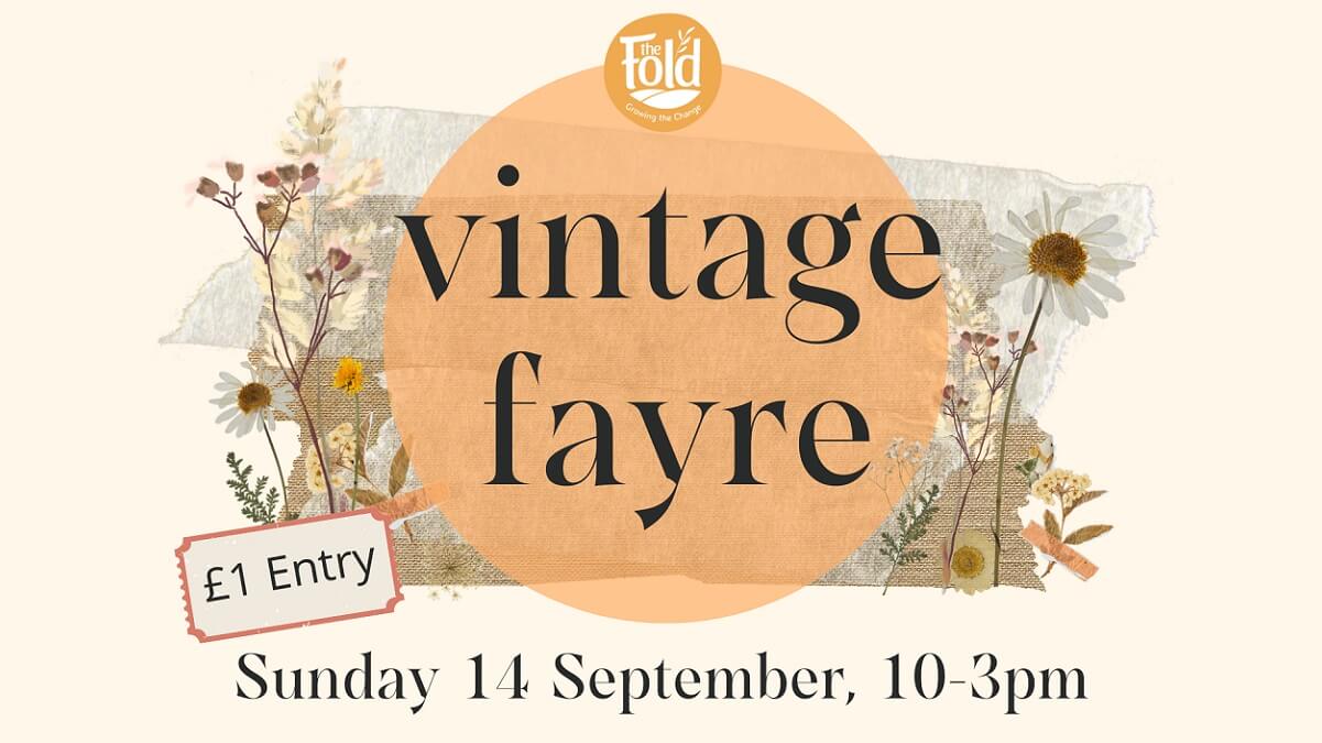 Flowers and autumn hues to reflect the Vintage Fayre